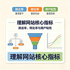 沈阳建站-理解网站核心指标：跳出率、转化率与用户粘性
