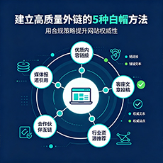 沈阳建站-建立高质量外链的5种白帽方法